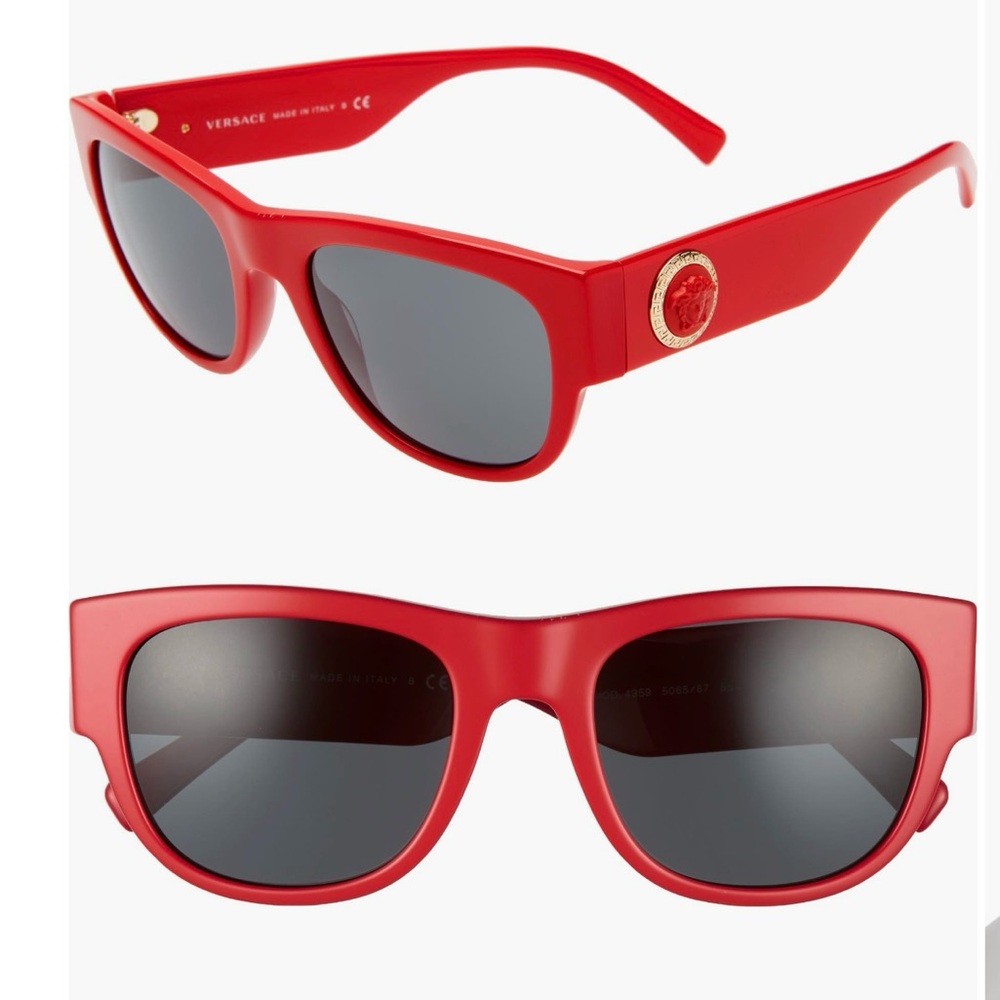 Versace Red Sunglasses